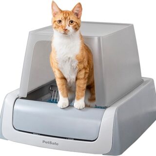 PetSafe Self-Cleaning Cat Litter Box - Grey